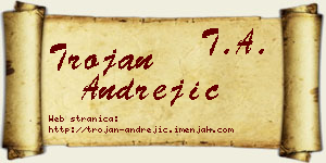 Trojan Andrejić vizit kartica